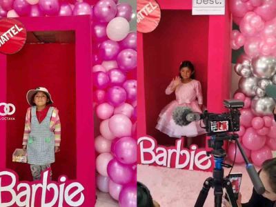 Niña vendedora de dulces cumple su sueño y se convierte en una verdadera Barbie